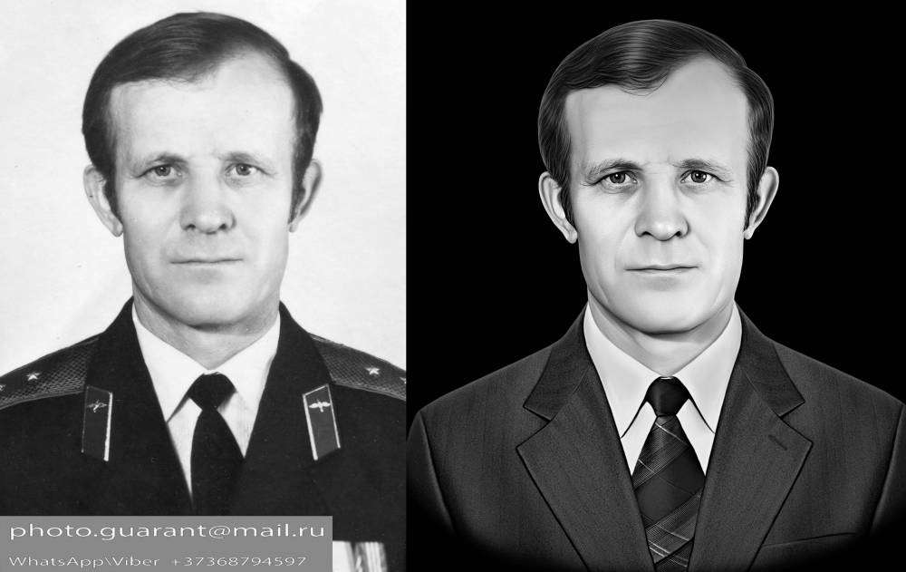 Убрать погоны, медали, просто рубашка, пиджак, галстук.jpg